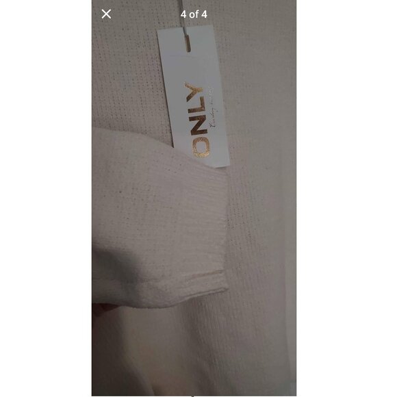 “Only” brand Women's Cream Hooded Sweater - Picture 4 of 4